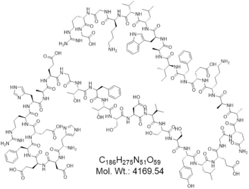 GLP-1 (1-37) Human Hormone Peptide Catalog Number KS032002 CAS 87805-34-3