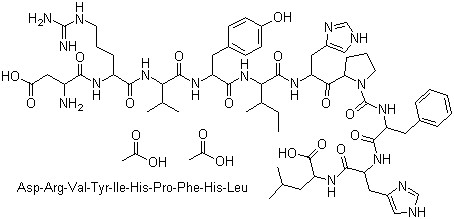 Human Angiotensin I Cardiovascular Peptides Catalog KS092004 CAS 70937-97-2