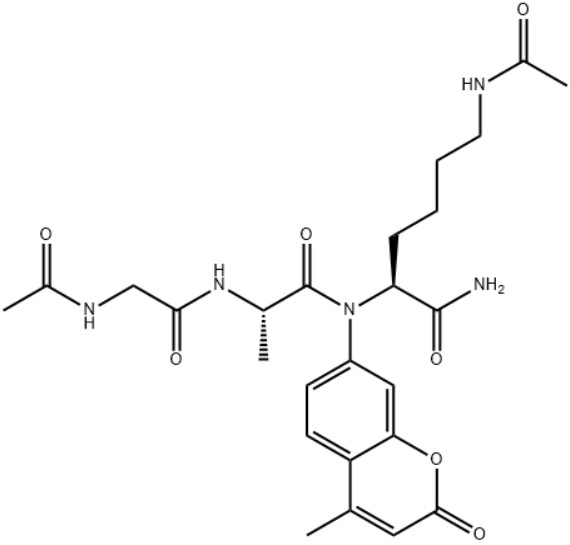 Ac-Gly-Ala-Lys(Ac)-AMC Miscellaneous Peptides Catalog KS151006 CAS 577969-56-3