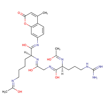 Ac-RGK(Ac)-AMC Miscellaneous Peptides Fluorogenic Substrate Catalog KS151005 CAS 660846-97-9
